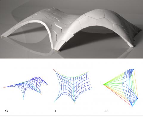 Funicular Form Finding The Rhinoceros® Plug-In RhinoVAULT emerged from current research on structural form finding using the Thrust-Network-App
Funicular Form Finding The Rhinoceros® Plug-In RhinoVAULT emerged from current research on structural form finding using the Thrust-Network-App