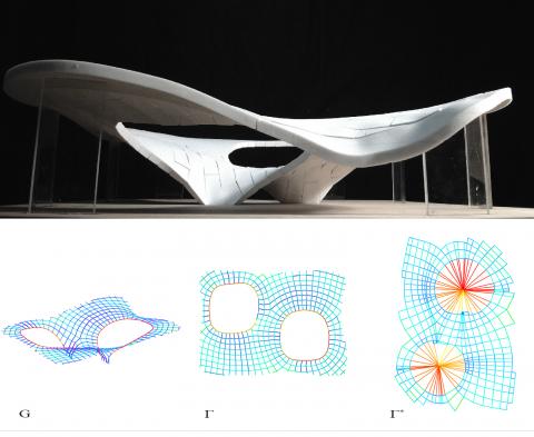 Funicular Form Finding The Rhinoceros® Plug-In RhinoVAULT emerged from current research on structural form finding using the Thrust-Network-App
Funicular Form Finding The Rhinoceros® Plug-In RhinoVAULT emerged from current research on structural form finding using the Thrust-Network-App