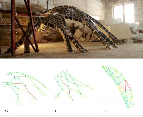 Funicular Form Finding The Rhinoceros® Plug-In RhinoVAULT emerged from current research on structural form finding using the Thrust-Network-App
Funicular Form Finding The Rhinoceros® Plug-In RhinoVAULT emerged from current research on structural form finding using the Thrust-Network-App