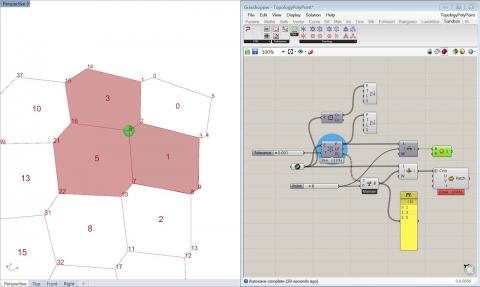 Sandbox Topology provides tools for the topological analysis and filtering of line, polyline, mesh and brep networks.
