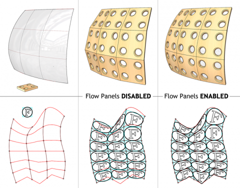 Armadillo is a plugin based on parametric arrays along path curves. It can create wide range of solutions

