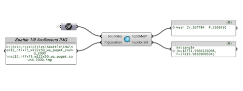 Heron is an add-on which&nbsp;enables the import of GIS data from various sources into the Rhino/Grasshopper environment, located, scaled and cropped
