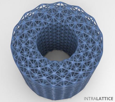 This is the beta release of Intralattice, a plug-in for Grasshopper used to generate solid lattice structures within a design space. It was
This is the beta release of Intralattice, a plug-in for Grasshopper used to generate solid lattice structures within a design space. It was