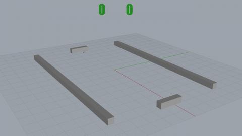 Pong Game for Rhinoceros. &nbsp; Use Up/Down keys to move the stick if you are in perspective (the sticks are in sides) if you rotate the scene
