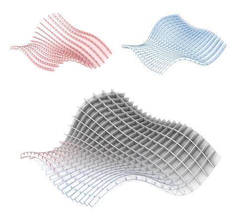 Armadillo is a plugin based on parametric arrays along path curves. It can create wide range of solutions
