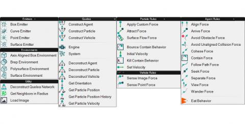 Agent-Based Modeling for Designers + A new paradigm for 3D modeling utilizing agents. + Assign forces and behaviors to systems of agents to create i
