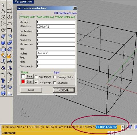 /ecncRHCalc/&nbsp;Calculate common expressions in Rhino command prompt including unit converters,&nbsp;remembers result for the following Analyze comm
