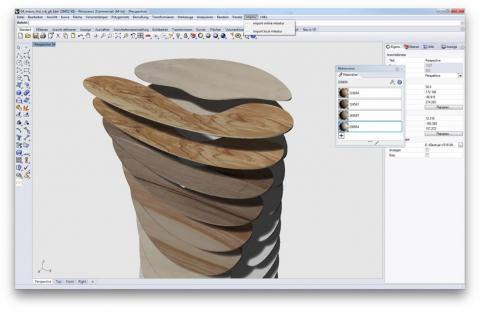 This is the first "mtextur.com – Buildingmaterial-Hub with free CAD- & BIM-Textures for architecture and design" Rhino Plugin. The
This is the first "mtextur.com – Buildingmaterial-Hub with free CAD- & BIM-Textures for architecture and design" Rhino Plugin. The