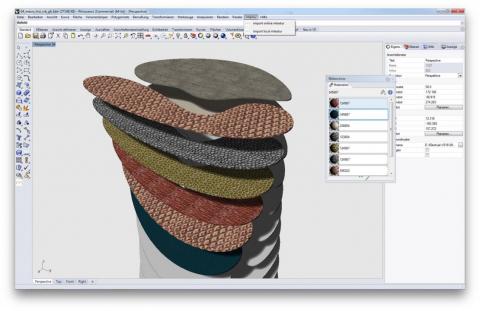 This is the first "mtextur.com – Buildingmaterial-Hub with free CAD- & BIM-Textures for architecture and design" Rhino Plugin. The
This is the first "mtextur.com – Buildingmaterial-Hub with free CAD- & BIM-Textures for architecture and design" Rhino Plugin. The