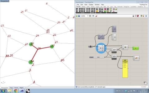 Sandbox Topology provides tools for the topological analysis and filtering of line, polyline, mesh and brep networks.
