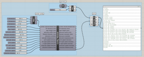 Xylinus Overview Xylinus allows for novel control of 3D printers, generating G code directly from native Rhino and Grasshopper geometries including
