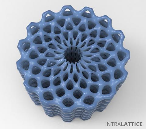 This is the beta release of Intralattice, a plug-in for Grasshopper used to generate solid lattice structures within a design space. It was
This is the beta release of Intralattice, a plug-in for Grasshopper used to generate solid lattice structures within a design space. It was