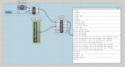 Xylinus Overview Xylinus allows for novel control of 3D printers, generating G code directly from native Rhino and Grasshopper geometries including
